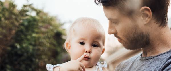 male with child