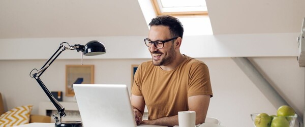 Man on laptop
