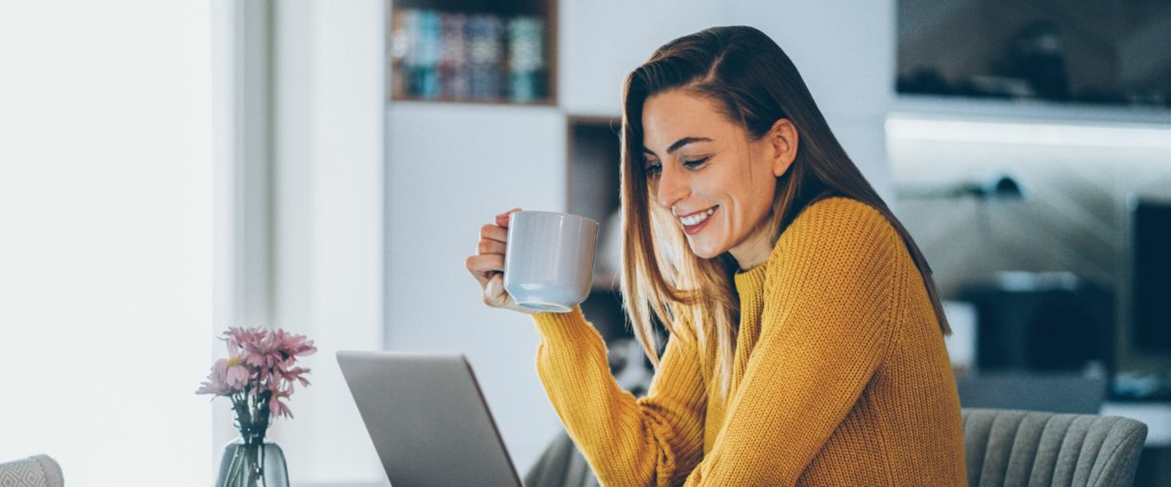Woman on laptop